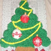 Christmas Tree Cupcake Cake With Ornament Cupcakes This is Christmas Tree Cupcake Cake consisting of 24 pumpkin spice cupcakes. The three ornaments on the tree were inspired by all those on...