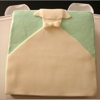 Shower Cake My turn at this cake...made to match the invitations.