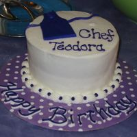 Chef 1 I finally get to upload these cakes! Forgot to take a picture before I dropped them off, and I finally got copies of them. Both this one...