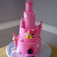 Pink Castle Fondant Castle - Debbie Brown design