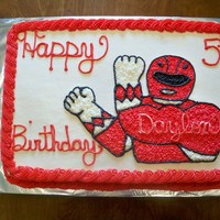 Birthday Cake I made this cake for a little boy's birthday. I had a lot of fun with it!