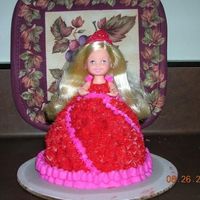 Barbie Cake This was a barbie cake that we made in my Wilton Classes.