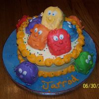 Mini Monsters Birthday Cake 