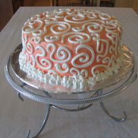 Swirls I got this idea from "The Whimsical Bakehouse" book I have. I didn't have time to let the different colors set before...