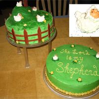 The Lord Is My Shepherd For a baby dedication at our church. Thanks to "Eight" for the great idea. First time using fondant since my wilton class over a...