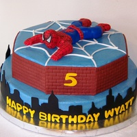 Spiderman Cake This birthday cake was so much fun! Thanks to all the great CC idea's & especially sillyoldpoohbear for her inspiration. I would...