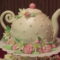 Teapot Cake In honor of my aunt's 85th birthday, her daughter threw her a suprise tea party, complete with little finger sandwiches, scones,...