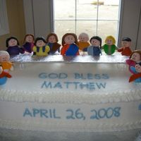 Matthew's First Communion I researched the symbolism of communion and decided to recreate The Last Supper using the famous painting as my inspiration. All are made...