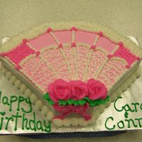 Mother's Day This cake was done in class for mothers day. It was turned into a birthday cake for two coworkers.