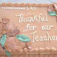 Thanksgiving/thankful For Teachers 