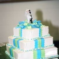 Buttercream Giftboxes With Fondant Ribbons And Bow 