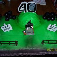 Over The Hill I made this for some friends whos husbands were turning 40