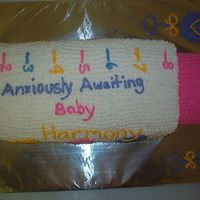 Baby Bottle This was my first attempt at making a bottle cake. I just cut and carved until I got a shape I liked.