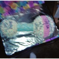 Rattle Cake THIS WAS MY FIRST ATTEMPT AT A RATTLE. IT WAS FUN TO DO.ENJOY!