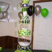 Sweet 16 Tower Of Cake My niece turned 16 last weekend and this is the cake i made for her. I told her i would make it as tall as she is, needless to say i have...