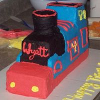 Train Cake Nephews train cake for his 4th birthday.
