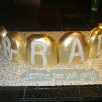 Gold And Diamond "grill" my friend's brother is going to USC Dental school so she ordered this 'grill' cake for his college graduation. one of the...