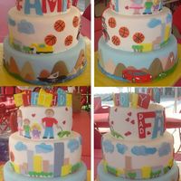 Family Work Play Cake this cake was a 30th birthday cake given to a husband from his wife. she wanted something that incorporated several different aspects of...