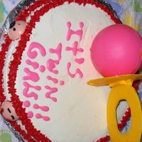 Cake For Twin Girls 