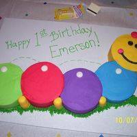 Baby Einstein Made with 6" rounds, carved at jointed places covered in bc.