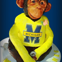 Monkey So the story goes , the groom proposed, and his only request was to have a monkey as his ring bearer....she obliged! They met at the...