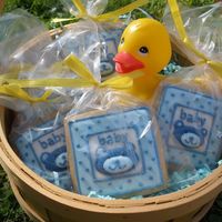 Baby Shower Cookies Sugar cookies with royal icing