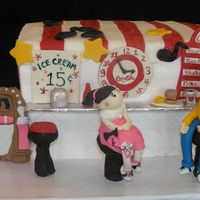 50's Soda Shop I got the idea from a picture of a clock I found. Very fun to do!