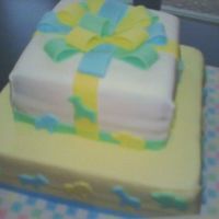 Safari Baby Shower Safari baby shower cake made with neutral colors. The mother to be LOVED it! Everything is MMF, thanks for looking! :)