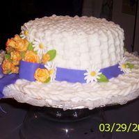 Bonnet I was asked to do an Easter Bonnet. I really liked how it turned out, other then I will probably not try to do a Fondant rope for the...