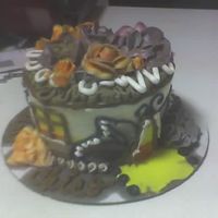 Butterfly Cake this is a birthday cake for one of my friends... it was very last minute but a lot of fun to make!