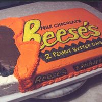 Reese's Peanut Butter Cup This was done for a cousin's groom's cake...... they found the picture on-line and then asked me to give it a try. I ended up...