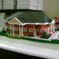 White Bluff Town Hall This is our cake for the grand opening of our new town hall in our hometown.