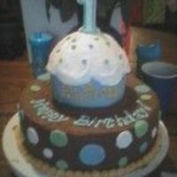 Easton's First Birthday Nephew's First Birthday, my sister saw this same design on cake central and loved it! So thanks for another great idea! We gave him...