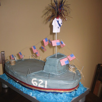 Anchors Away this was for pop-pop's WWII reunion - only a few good men left so they wanted it simple (they usually did the sheet cake thing).......