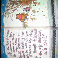 Pooh And Piglet for an adult friend who is a kid at heart - first time I did that much printing