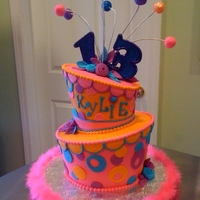 Topsy Turvy 13Th Birthday A Topsy Turvy cake made using Sharon (Sugarshack)'s DVD instructions to the letter! She's a GREAT teacher, it came out perfect!...