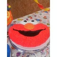 Elmo I made this cake for my husband's grandson first birthday. Big Hit! Lots of compliments from my step-son's family. I was very...