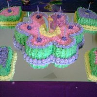 Tinkerbell Theme tinkerbell theme party for my daughter's 10th b-day. Ponque cake with almond flavor and buttercream icing.