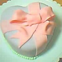 My Little Heart This is my Little fondant heart. This is my first Fondant cake.