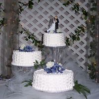 Wedding Basketweave chocolate cake