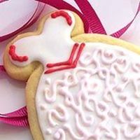 Bridal Dress Make the cookies for my friend's bridal shower.