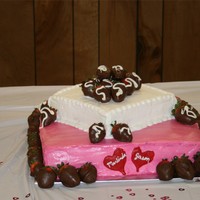 Love This cake was made for my niece's wedding shower that I organized and help host. It turned out ok, but not exactly as expected. This...