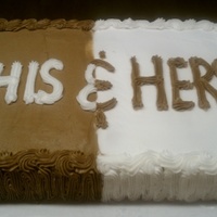 His & Her Cake 