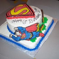 Superman! All edible! This is my first try on FBCT! I really thought it went well, any input would be appreciated!