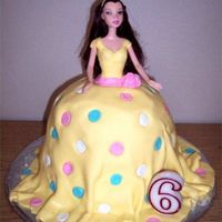 Disney Princess Belle This was my first effort at MMF. I made this cake, the Spider-man buttercream transfer and the Thomas cake all in the same 24 hour period...