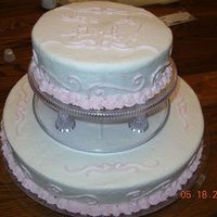 Girl Baby Shower Pink and white--very simple.