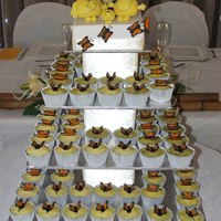 Little Miss Sunshine And Mr Happy Cupcake Cake 