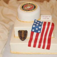 Marines Retirement Cake 