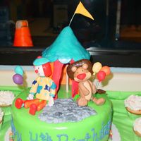 Close-Up Of Jo Jo's Circus Birthday Cake Here is a close-up shot of the cake. TFL!