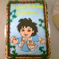 Go, Deigo, Go Deigo is made with colorflow. The sides are made to look like baby jaguar spots.